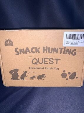 Snack Hunting Quest Enrichment Puzzle Toy - Brown